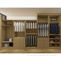 Cube contreplaqué imperméable Walk in Clothes Prefab Armoire